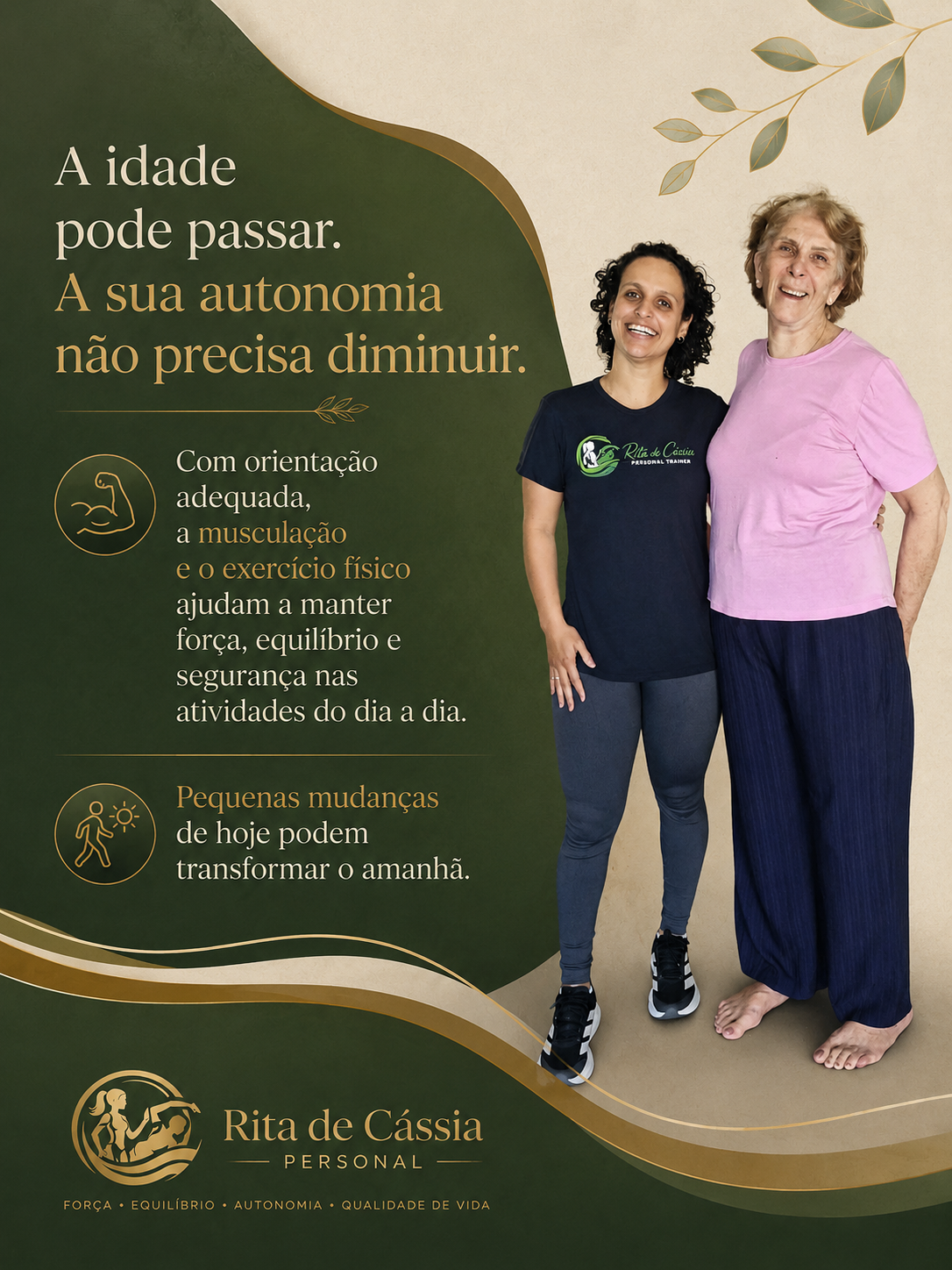Projeto de posicionamento de Rita de Cássia para atividade física e autonomia no público 60+